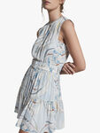 VIENNA Swirl Printed Mini Dress